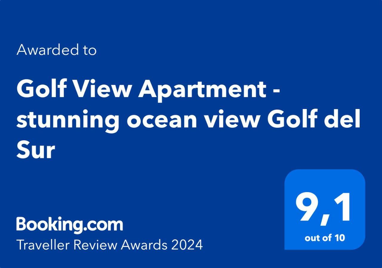 Golf View Apartment - Stunning Ocean View Golf Del Sur San Miguel de Abona Luaran gambar